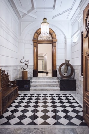 Interior entrance