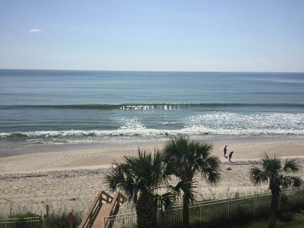 View from our balcony