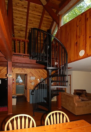 Spiral Staircase to Loft Bedroom