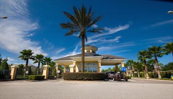 Gated entrance to Windsor Hills Resort