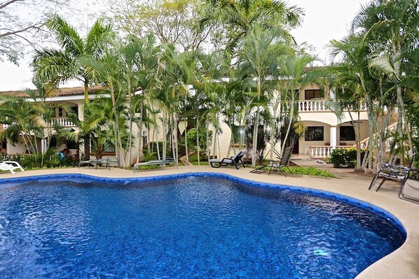 Second floor condo with views to manicured grounds and pool areas