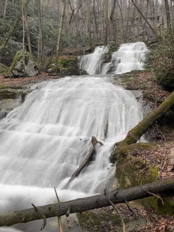Cliffside Falls Provides Sights and Sounds Throughout Your Stay