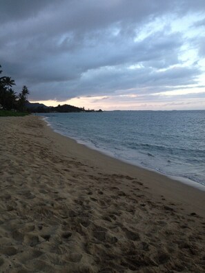 Sunset on our beach