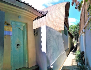 private alley to ensure quiet surrounding, no motorist..it has own secure door