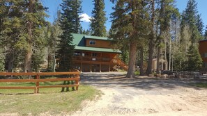 Cabin from Strawberry Point Road.