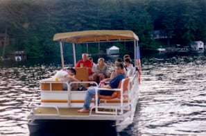 Pontoon Boat included with your rental.