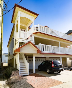 We're the top deck and large garage