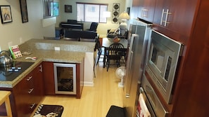 Kitchen  with Bosch Fridge and built-in microwave