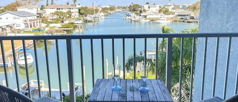 Water Facing Private Balcony with Wonderful Eastern Views of the Waterway