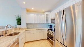 Kitchen with Stainless Steel Appliances