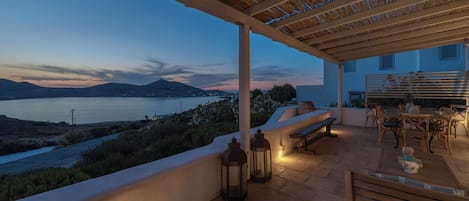 Sunset view from the balcony