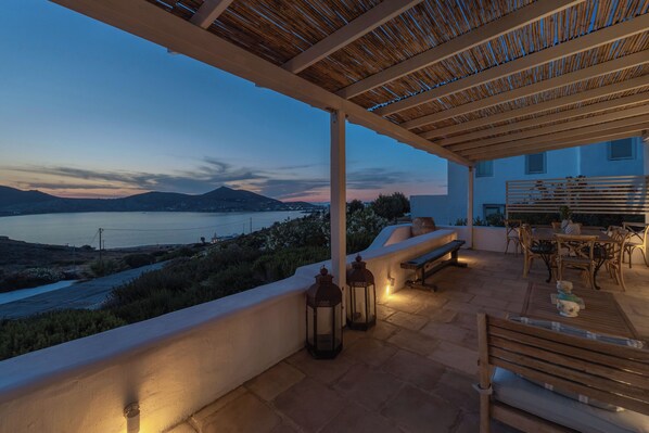 Sunset view from the balcony 