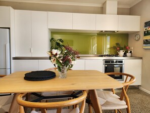 Full size kitchen with everything you need to whip up a fabulous meal