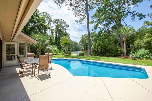 Private Pool with Views of the 11-mile Lagoon System