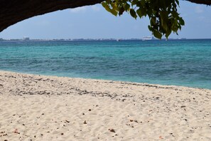 View from the beach toward Georgetown