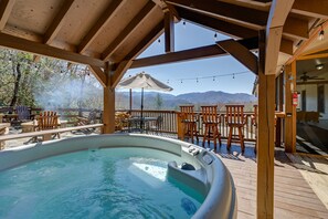 Deck | Mountain Views | Hot Tub