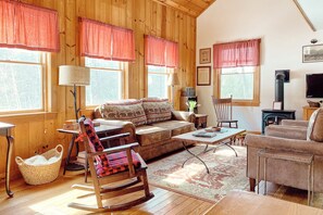 Play games or read by the fire while you take in the view.