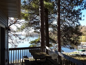 Sit back and enjoy the View from Deck Lily Pad Cabin