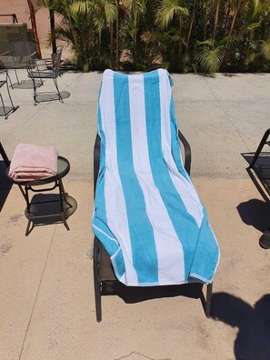 Sun lounge beds brand new pool towel