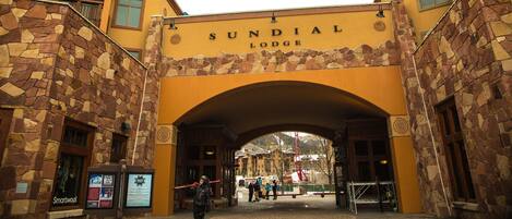 Another view of the Lodge
Year-round heated pool nearby.