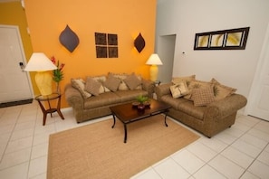 Relax in the tropical living room