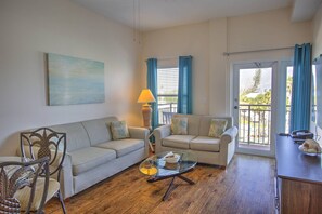 Queen size sleep sofa in the living room