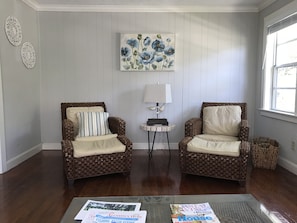 Comfortable sitting area.