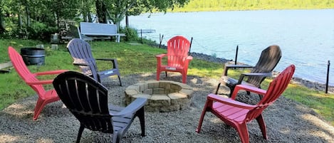 Fire Pit by the Lake