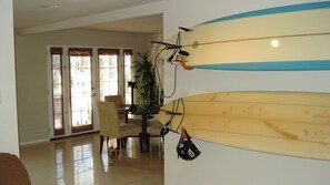 Want to go surfing. There are a couple boards you are welcome to use