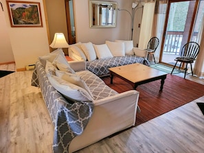 Living area to deck slider