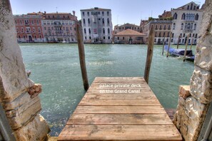 private deck of the Palace