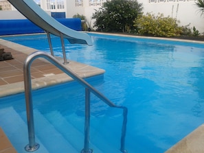 Steps with Hand Rail - Entrance to the Pool