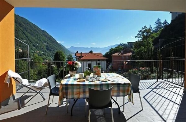 Vue de la terrasse privée