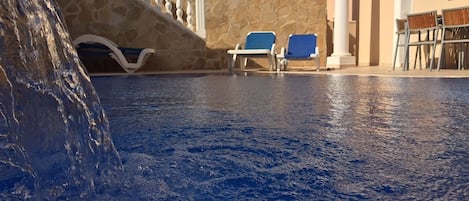 Villa Pool and Water Feature