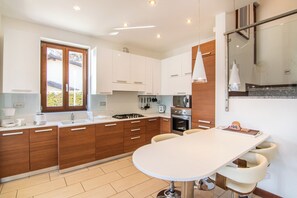Kitchen and dining area