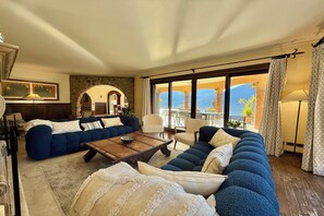 View on the living room