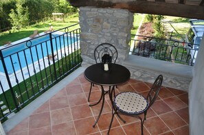 Upper Balcony looking onto Pool