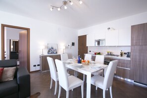 Kitchen and dining area