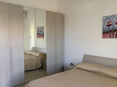 Furnished apartment on the ground floor a few kilometers from the sea and from Cagliari