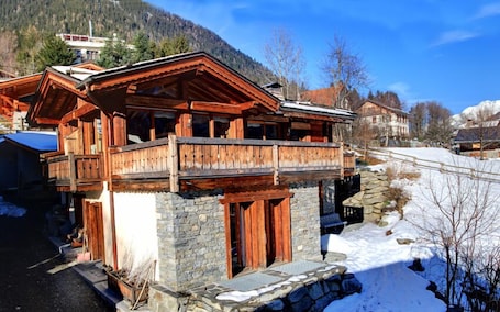 façade sud ouest chalet