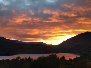 Sunset in Autumn from the patio