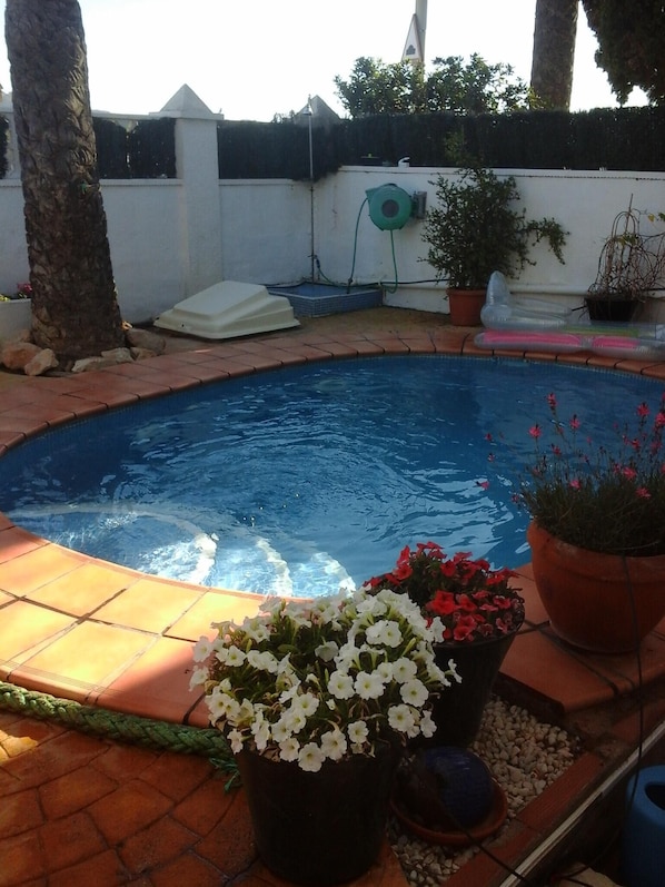 Private pool in front garden