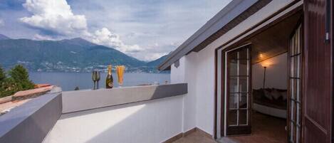 Private Terrasse mit wunderschönen Blick auf den See