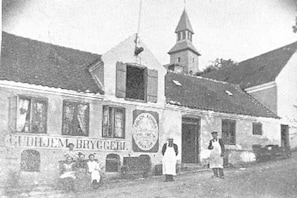 The building in in the 1900 when it was a brewery