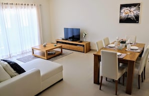 Living room with dinning table