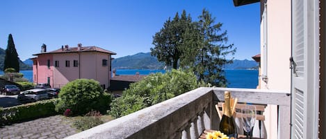 Private balcony with a view