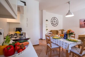 Kitchen and dining area