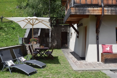 Tranquility, nature, the sun and wonderful views to the wonderful chalets in the Dolomites  