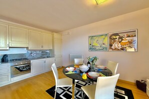 Kitchen and dining area