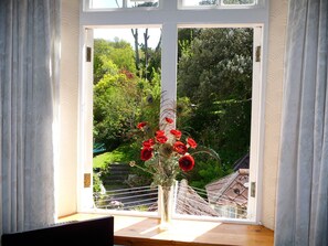 Beautiful valley views from living room